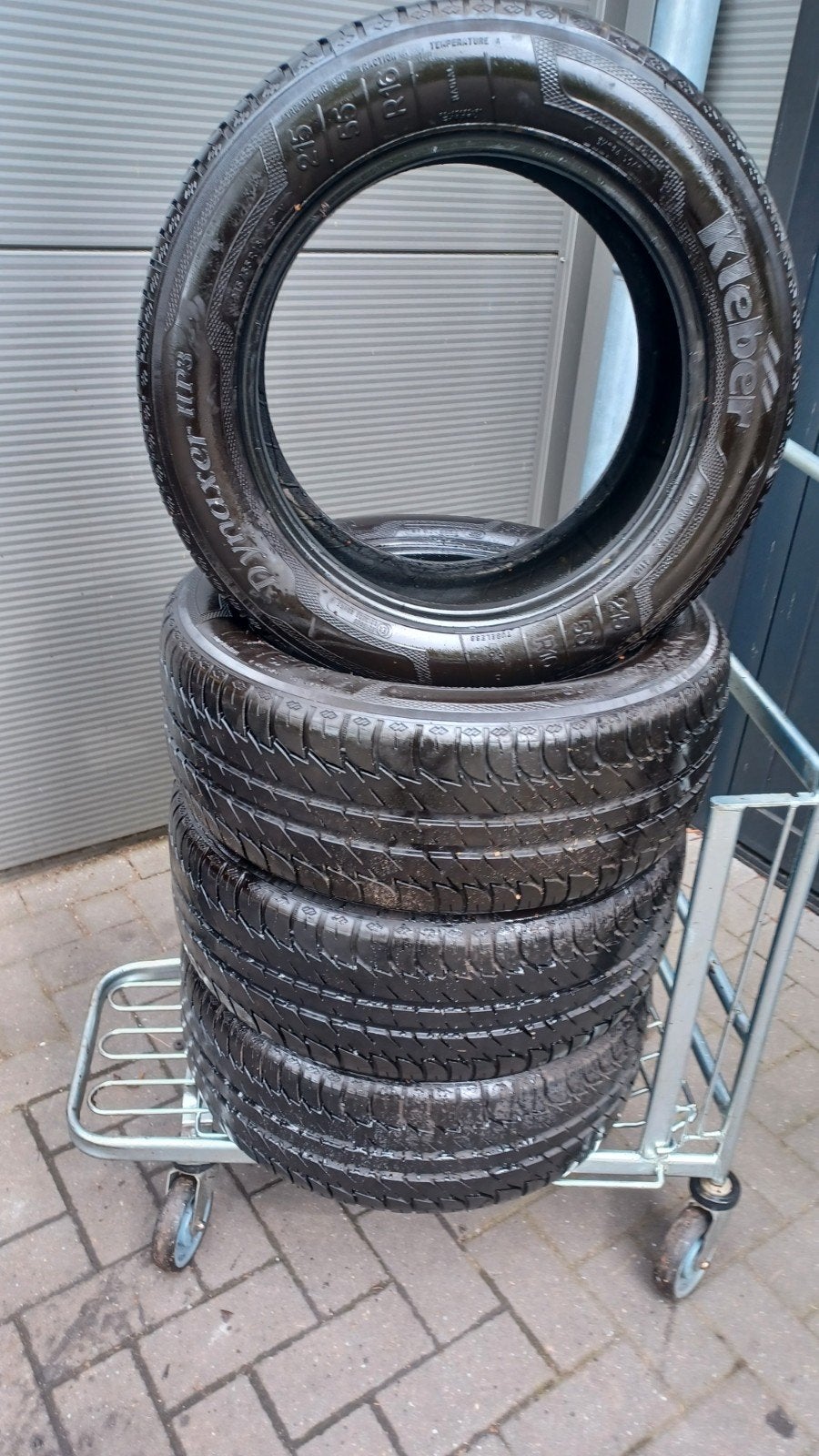 4 banden 215 55 16 97V kleber dynaxer hp3 2x5.5 2x 5 mm, Auto-onderdelen, Banden en Velgen, Ophalen, 16 inch, Band(en), Personenwagen