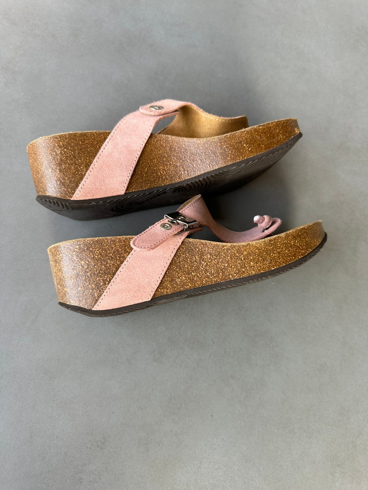 Oud roze Scholl Bioprint slippers, maat 39, Scholl, Verzenden, Overige typen, Zo goed als nieuw