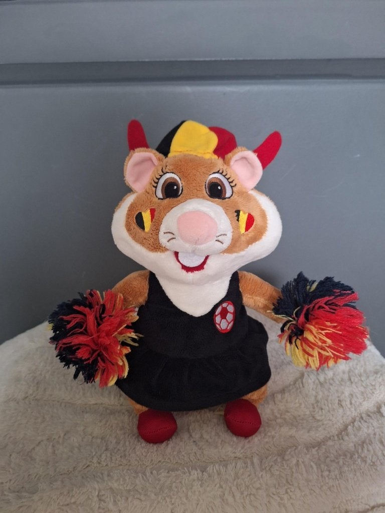 AH hamster belgie cheerleader rode duivel, Albert Heijn, Overige typen, Ophalen of Verzenden, Zo goed als nieuw