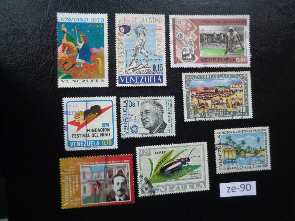 venezuela - diverse (ze-90), Ophalen of Verzenden, Gestempeld, Zuid-Amerika