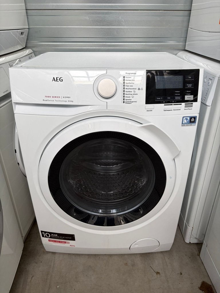 Prachtige AEG was-droog combi (8/4kg), schoon garantie, Minder dan 85 cm, Energieklasse A of zuiniger, Ophalen of Verzenden, Zo goed als nieuw