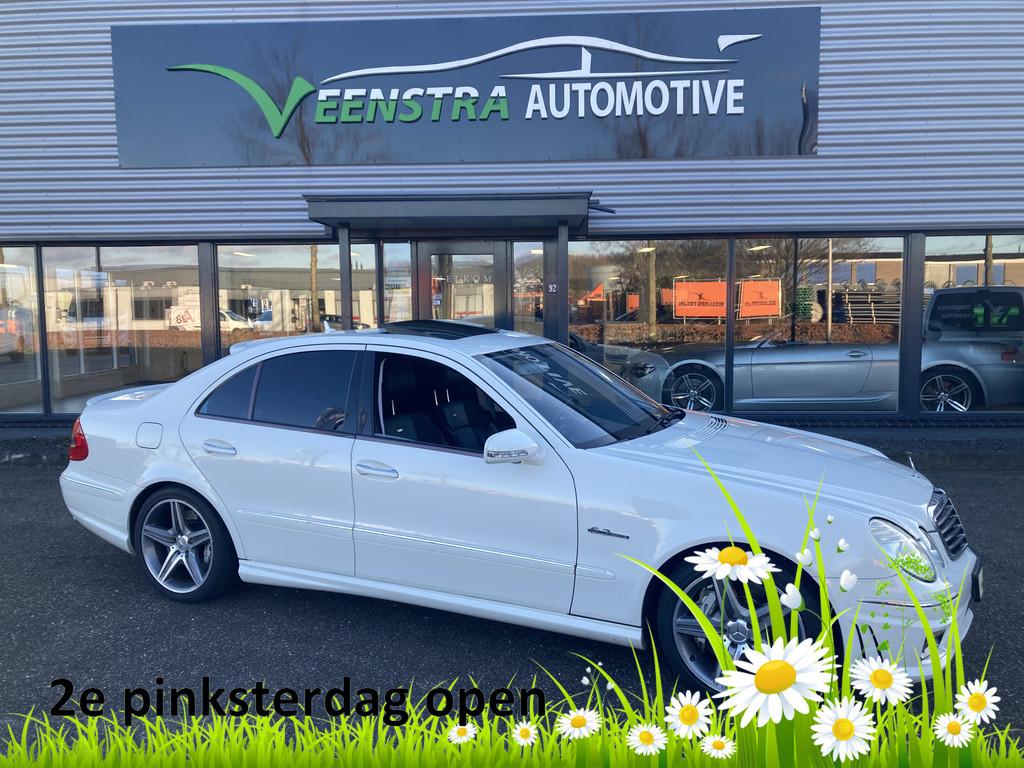 Mercedes-Benz E-Klasse Emotie & performance E 63 AMG 6.2 V8, Auto's, Achterwielaandrijving, Gebruikt, Wit, Leder