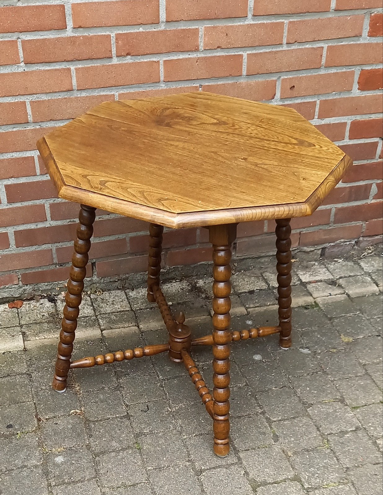 antiek bijzettafeltje, Ophalen