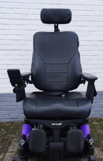 Permobil m3 purple zgan! Inruil koopje 5999,-, Ophalen of Verzenden, Zo goed als nieuw, Elektrische rolstoel
