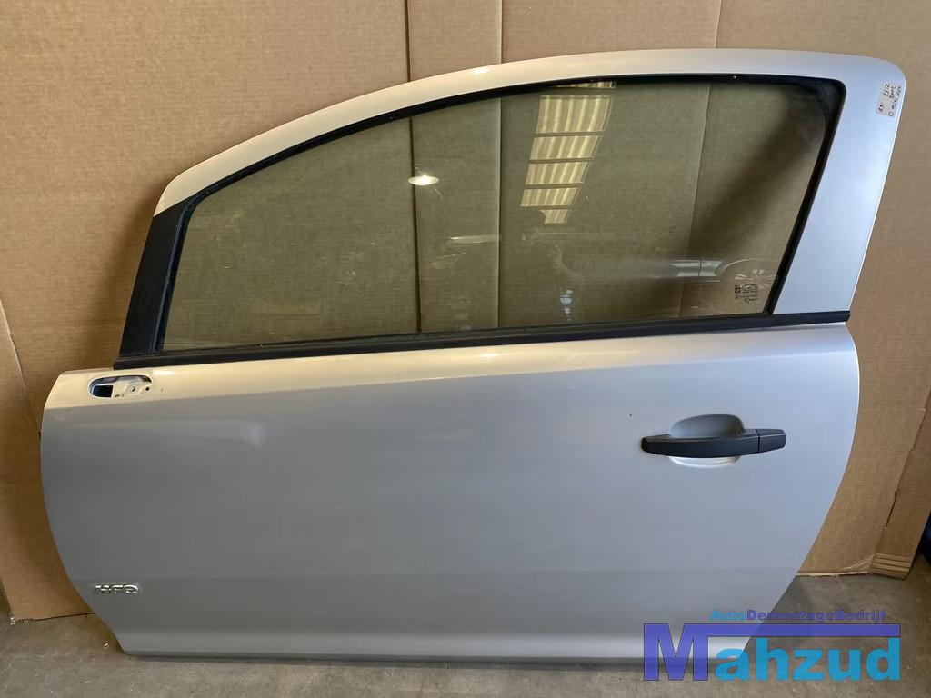 OPEL CORSA D Grijs Z157 Links linker deur portier 3 deurs, Auto-onderdelen, Gebruikt, Deur, Opel Automobile GmbH, Ophalen of Verzenden
