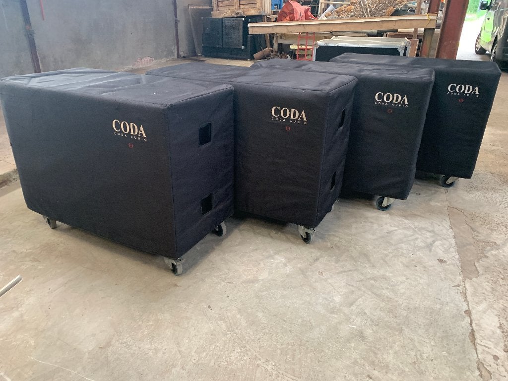 Coda PW418 dubbel 18inch subs, Ophalen, Gebruikt, Audio