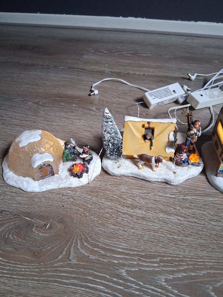 kersthuisjes kamperen, Ophalen of Verzenden, Gebruikt