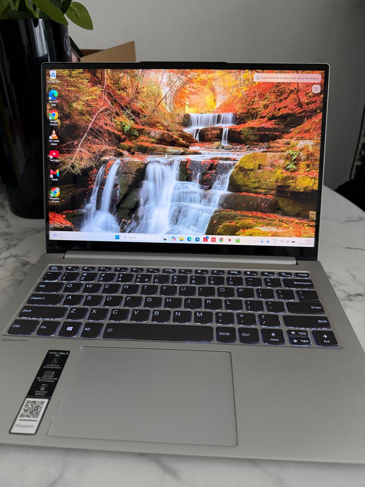 Lenovo Yoga Slim 7i - 500GB SSD, 8GB RAM, Zo goed als nieuw, Computers en Software, 8 GB, Ophalen of Verzenden, Zo goed als nieuw