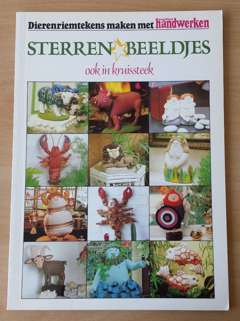 Sterren en Beeldjes - ook in Kruissteek - Handwerken - 1982, Patroon, Gebruikt, Ophalen of Verzenden, Handborduren
