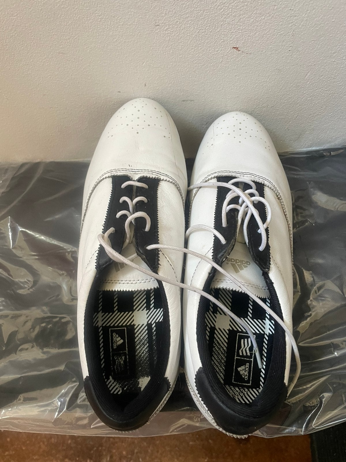 Adidas dames golfschoenen zgan mt 40 2/3, Ophalen of Verzenden, Zo goed als nieuw, Schoenen