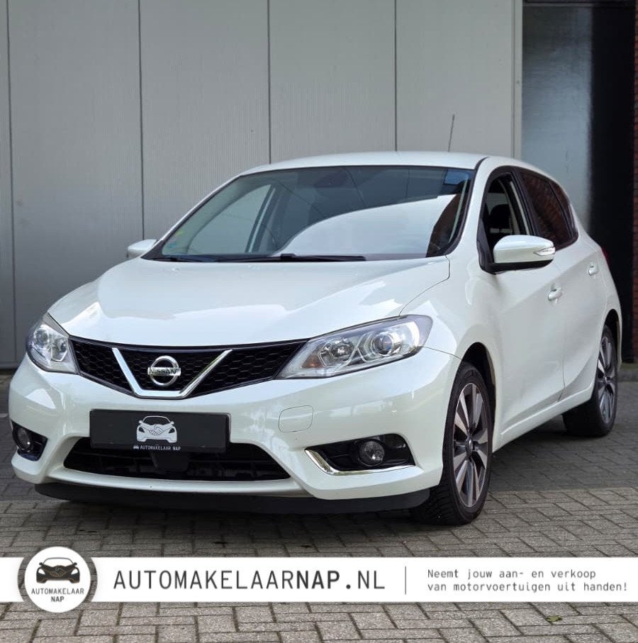 Nissan Pulsar 1.2 DIG-T Tekna / Onderhoudsbeurt / Stoel.V.W, Auto's, Voorwielaandrijving, Gebruikt, Euro 6, 4 cilinders