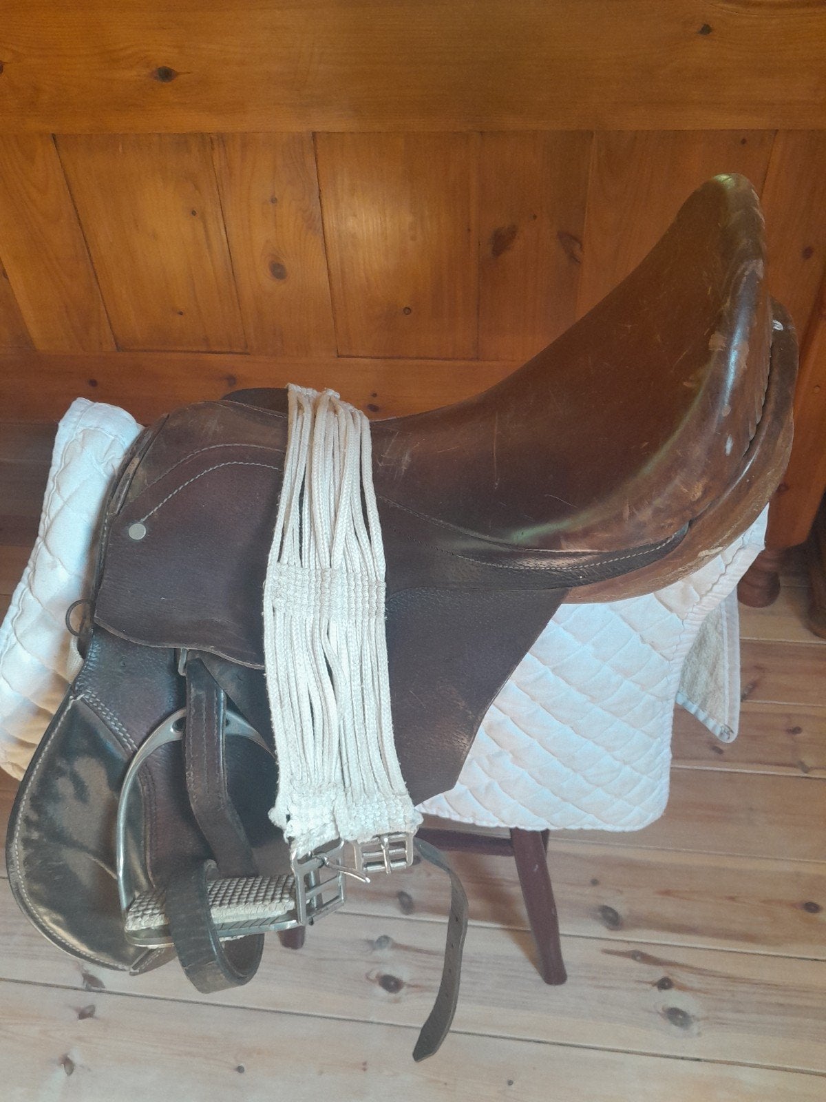 Zadel voor C/D pony, Dieren en Toebehoren, Paarden en Pony's | Zadels, Ophalen, Gebruikt, Recreatie