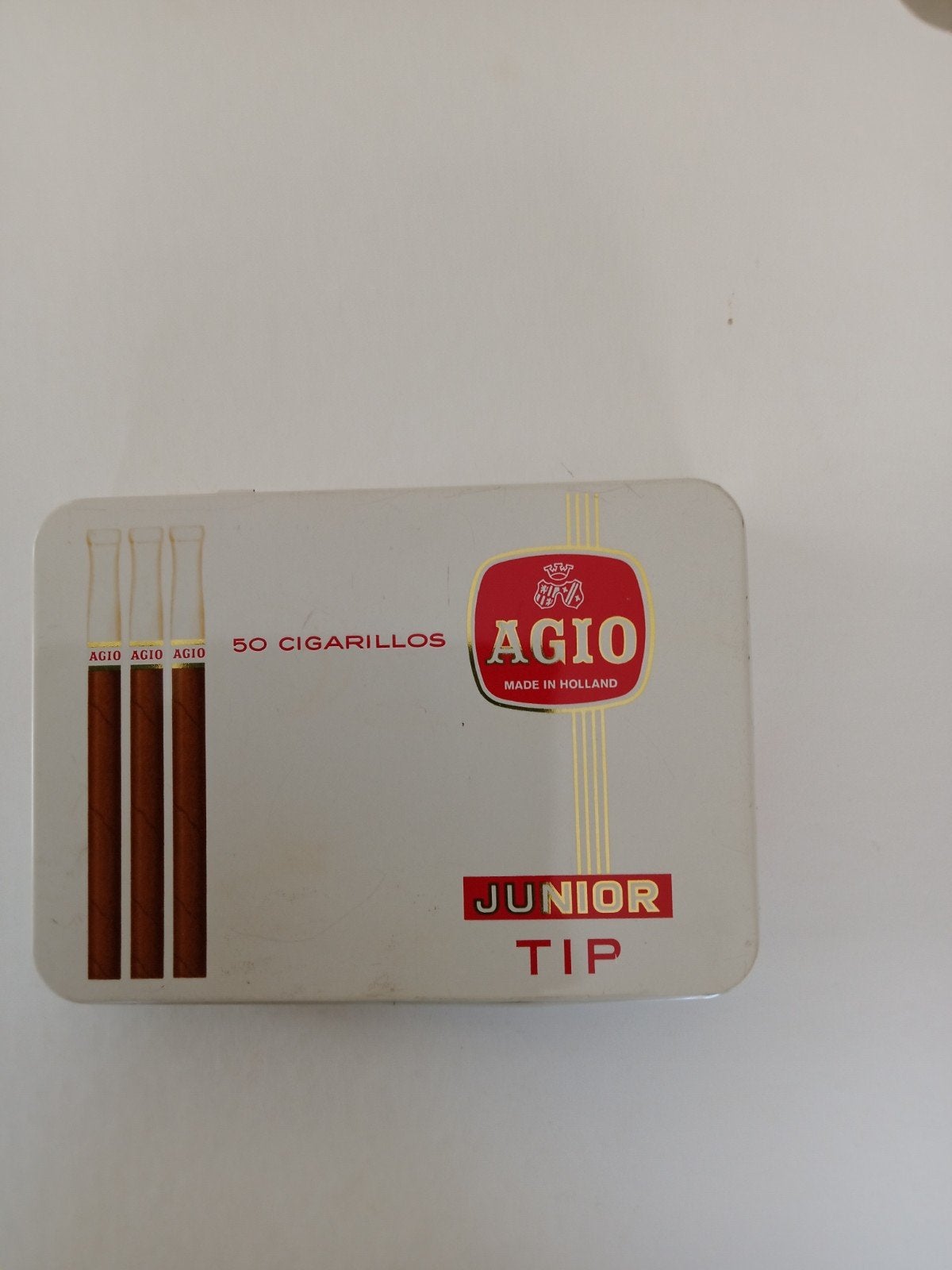 Vintage sigarendoosje, Verzamelen, Blikken, Ophalen of Verzenden, Gebruikt, Overige