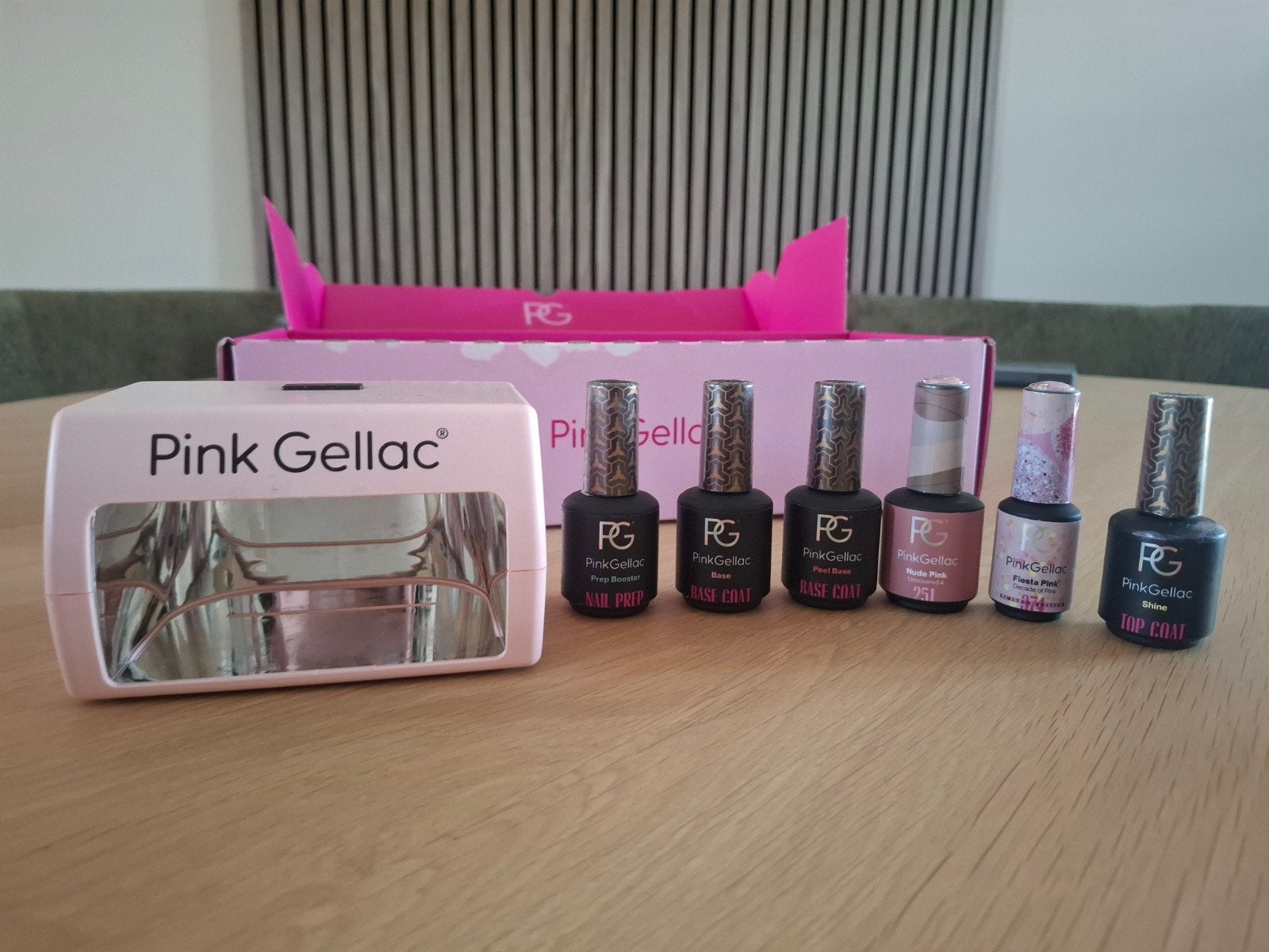 Pink Gellac Nagelset met UV/LED Lamp en Diverse Lakken, Ophalen, Zo goed als nieuw, Overige typen