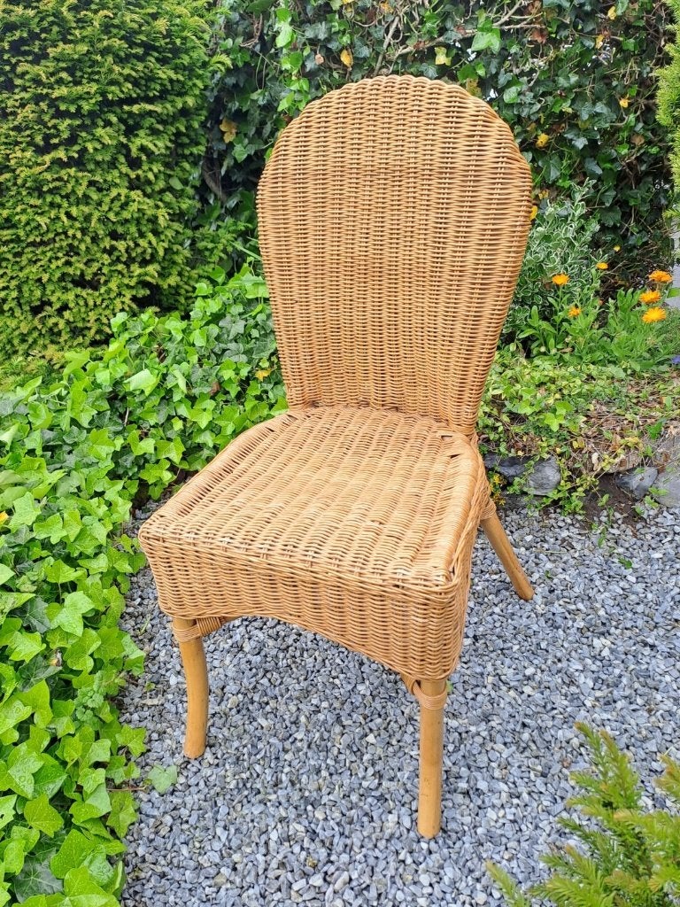 Rotan stoeltje, Huis en Inrichting, Ophalen, Gebruikt, Bruin, Eén