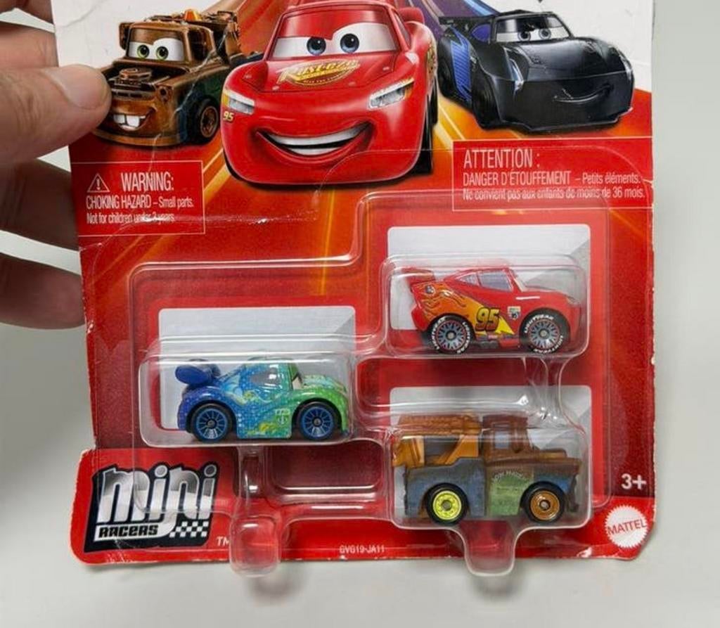 Disney Auto Cars Mini-Racers Junior pixar metal autotjes set, Nieuw, Ophalen of Verzenden, H, H