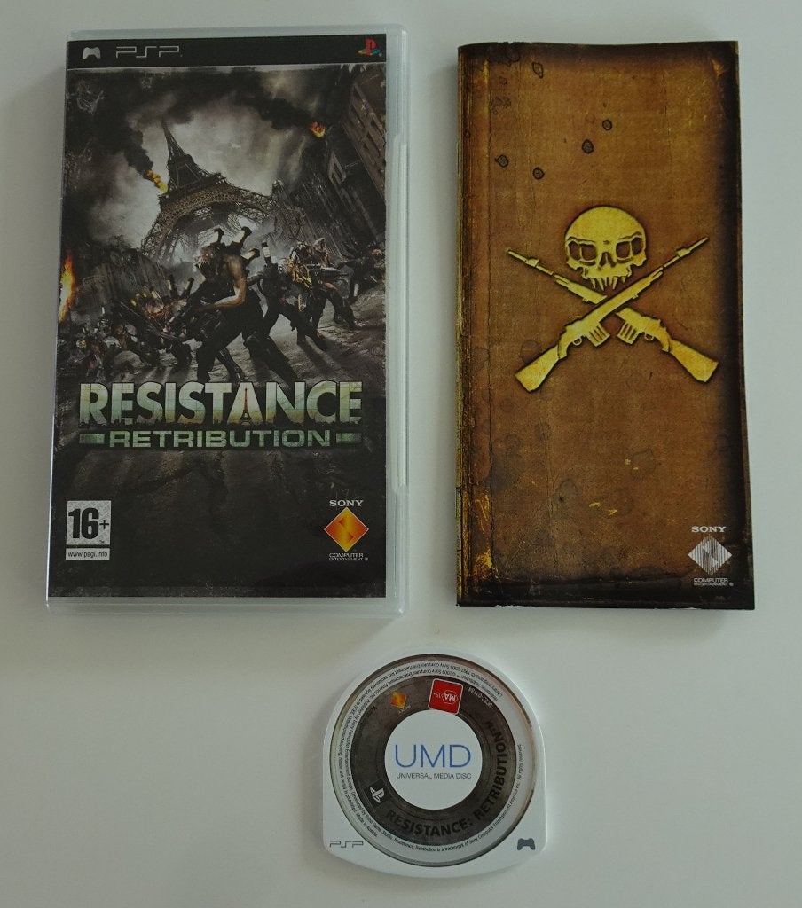 Resistance: Retribution compleet voor Sony PSP, Spelcomputers en Games, Games | Sony PlayStation Portable, Ophalen, Overige genres
