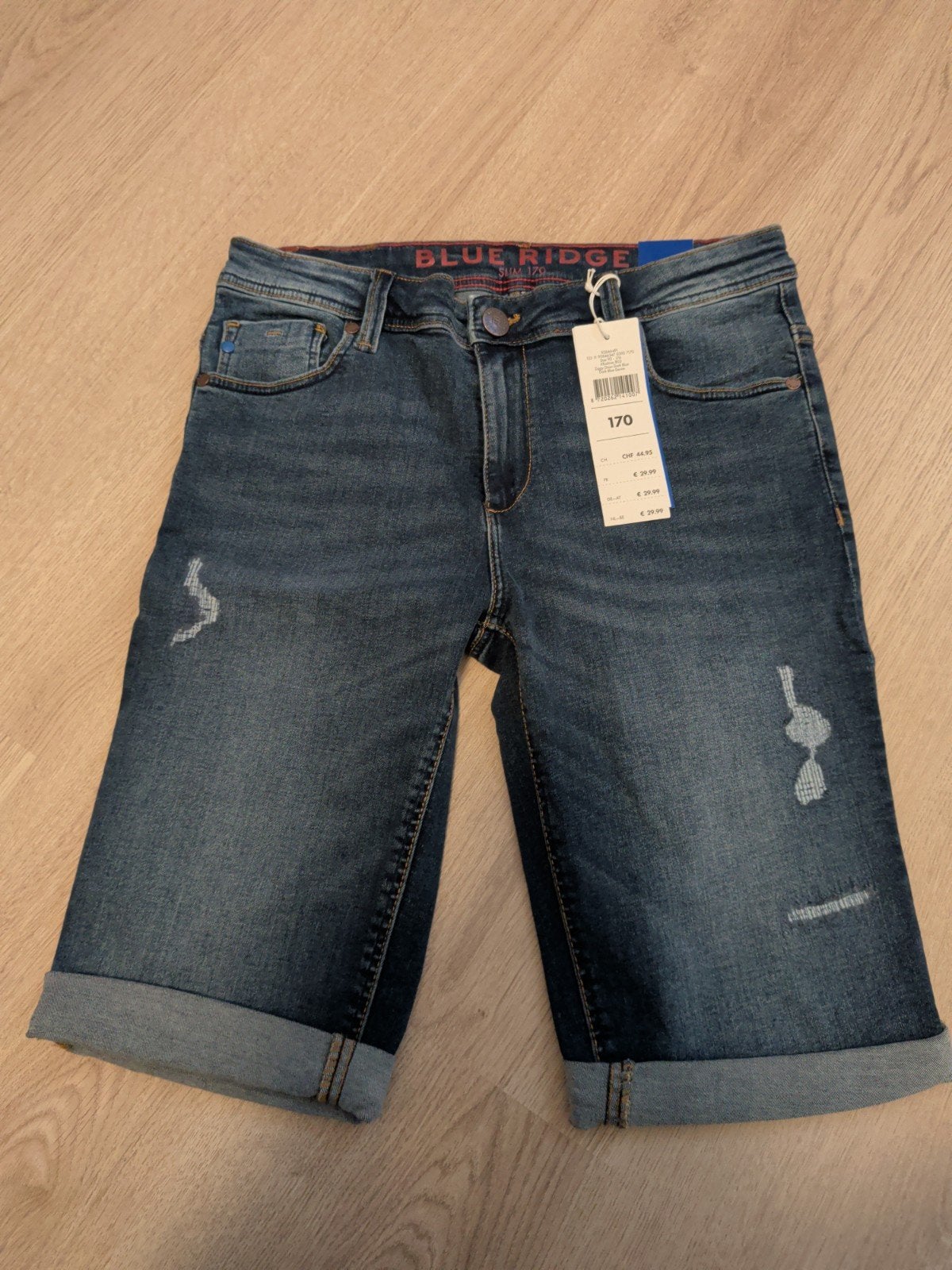 Nieuwe Blue Ridge spijkerbermuda maat 170, Kinderen en Baby's, Kinderkleding | Maat 170, Broek, Nieuw, Ophalen of Verzenden, Blue Ridge