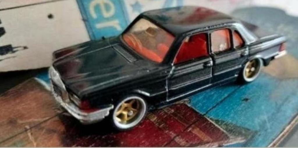 Unieke handmade MERCEDES BENZ W 116 ,280 s/450se, Ophalen of Verzenden, Zo goed als nieuw, Auto, Majorette