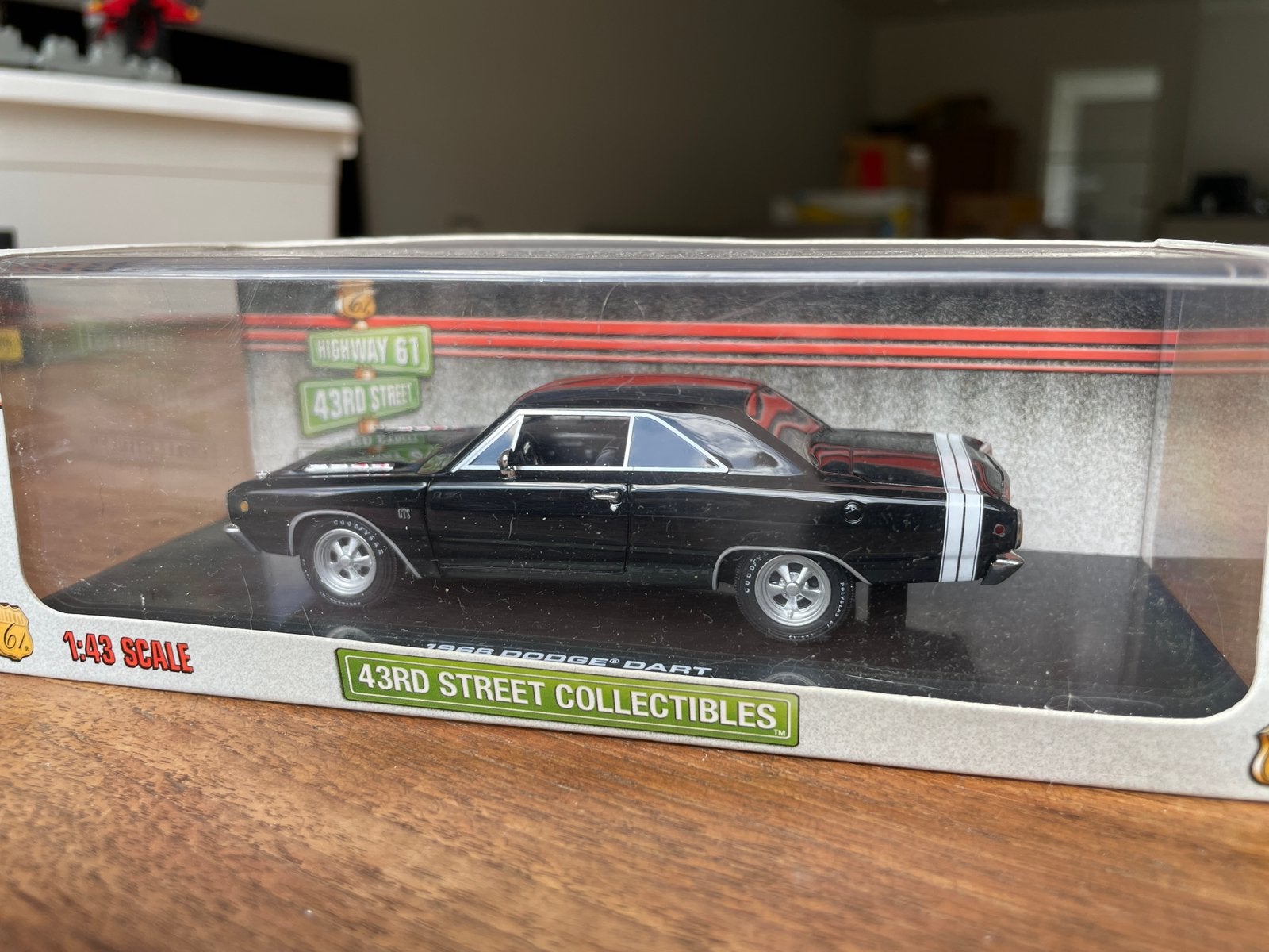 Dodge dart 1968 1/43, Ophalen of Verzenden, Zo goed als nieuw, Auto, Overige merken