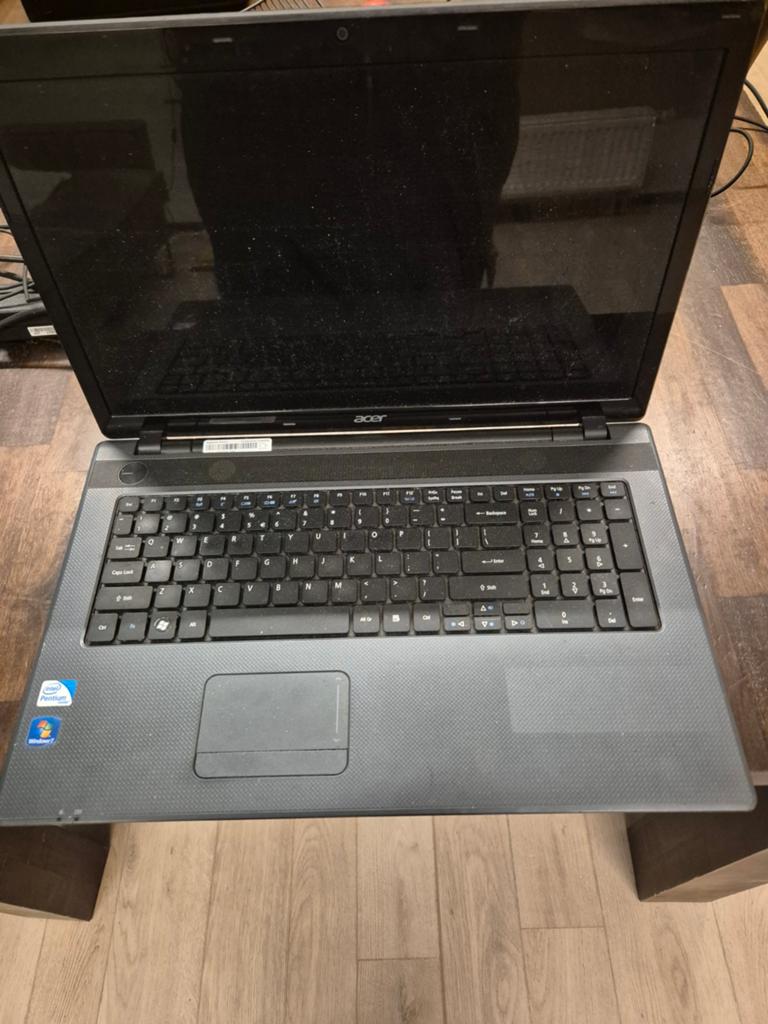 Laptop  acer, Computers en Software, Windows Laptops, Niet werkend, 17 inch of meer, 2 tot 3 Ghz, Qwerty, Ophalen