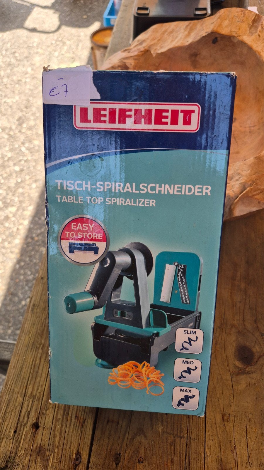 Leifheit Tisch-Spiralschneider - Tafelspiraalsnijder, Overige typen, Kunststof, Nieuw, Ophalen of Verzenden