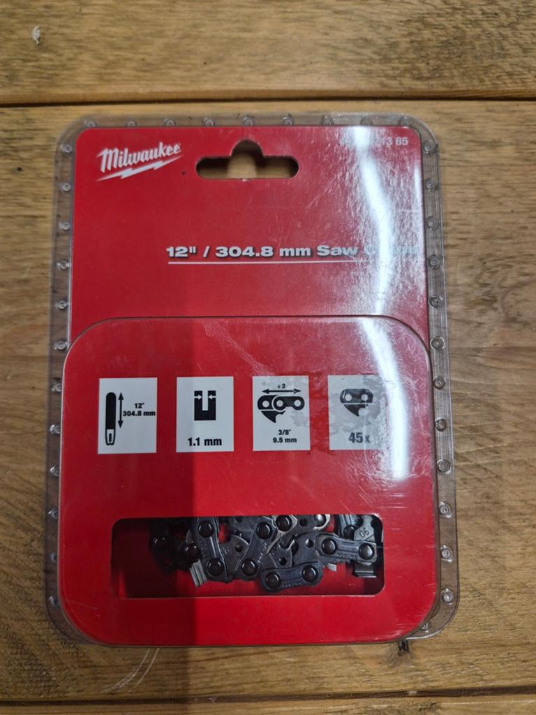 Milwaukee kettingzaag ketting 3/8 45 schakels, Ophalen of Verzenden, Nieuw