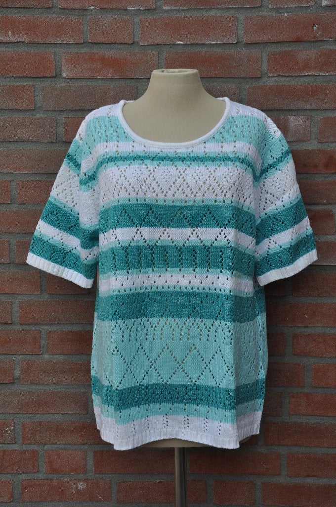 top 46, tshirt 46, dameskleding 46 nieuw, Bonprix, Meerkleurig, Maat 46/48 (XL) of groter, Nieuw