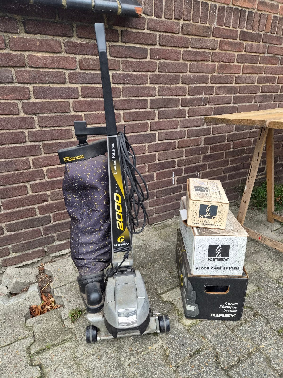 Kirby G2000 stofzuiger met accessoires, Gebruikt, Overige typen, Ophalen, Stofzak