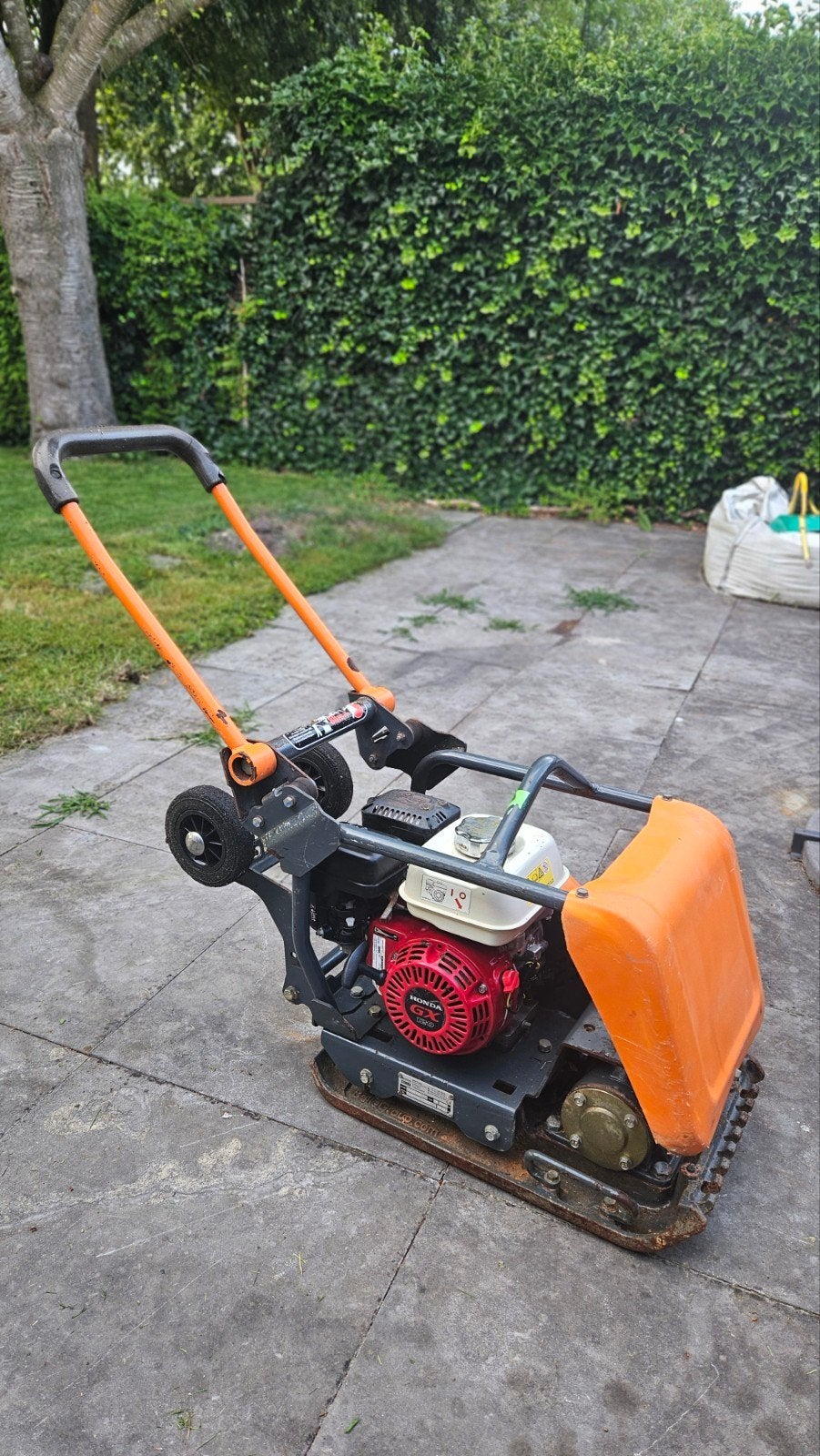 Altrad Belle PCX 13/40 Trilplaat 16 kN (2016) – Honda GX120, Ophalen, Gebruikt