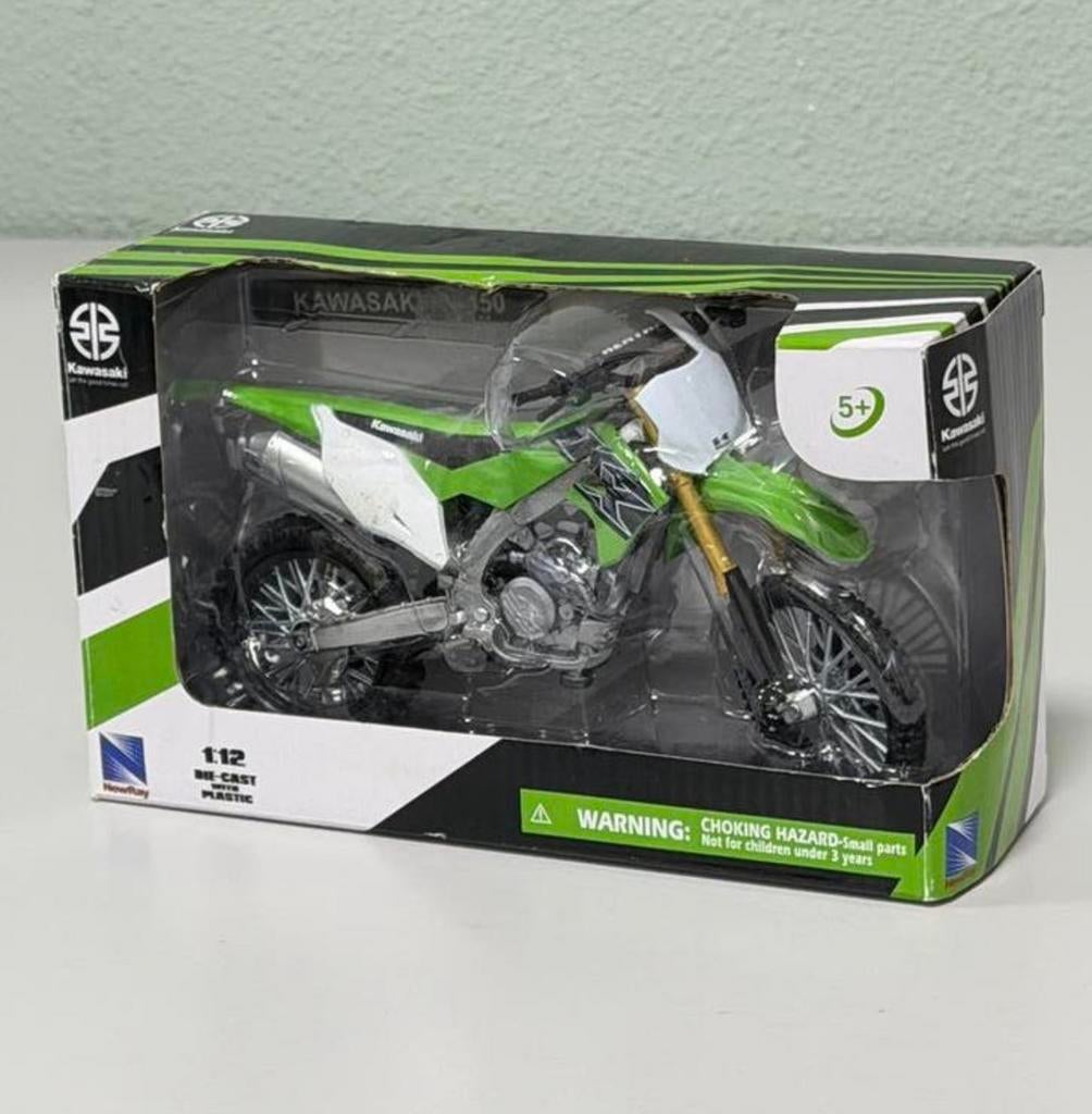 Kawasaki KX450F Miniatuur model motor 1:12 New Ray Diecast, Nieuw, Ophalen of Verzenden, Motor, H