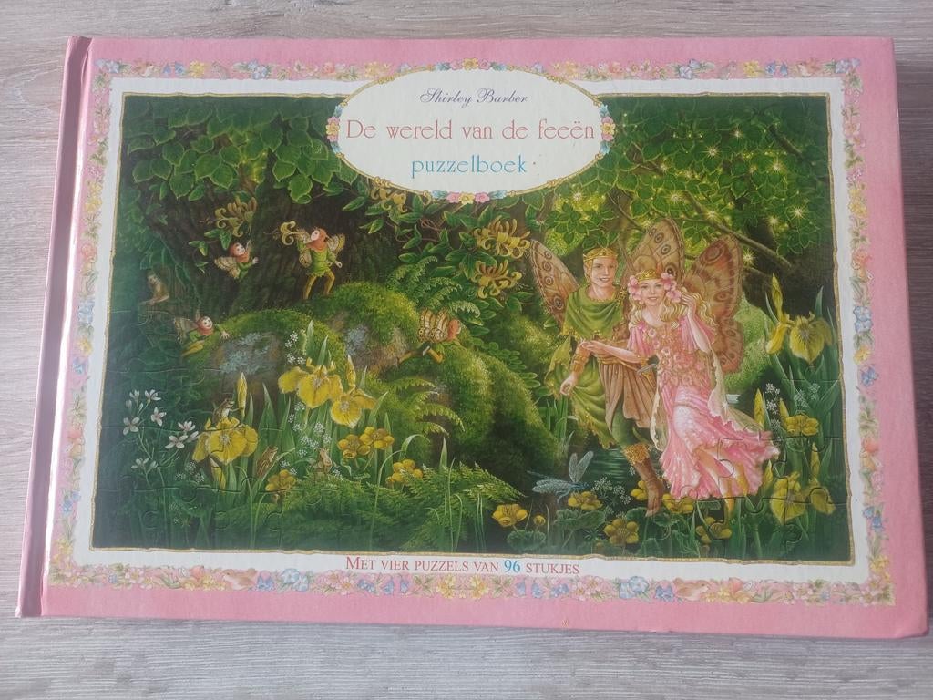 Shirley Barber's Feeën Puzzelboek - 4x96 stukjes, Ophalen of Verzenden