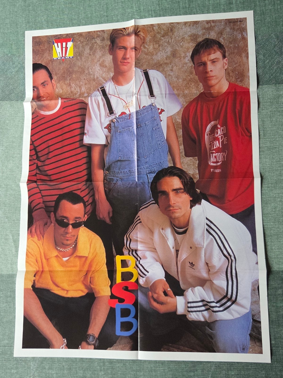 Backstreet Boys Poster - Vintage Muziek Poster, Verzamelen, Ophalen of Verzenden, Zo goed als nieuw, A1 t/m A3, Muziek