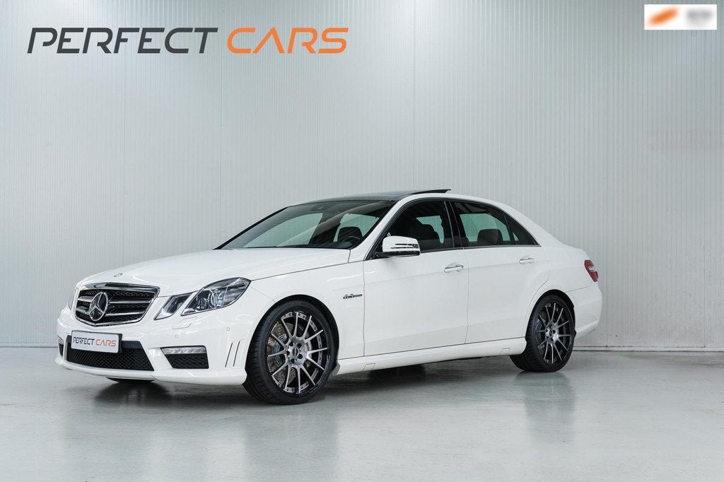 Mercedes-Benz E-klasse AMG 63 V8, nieuwstaat, 525 PK, Panora, Automaat, Achterwielaandrijving, Gebruikt, Wit