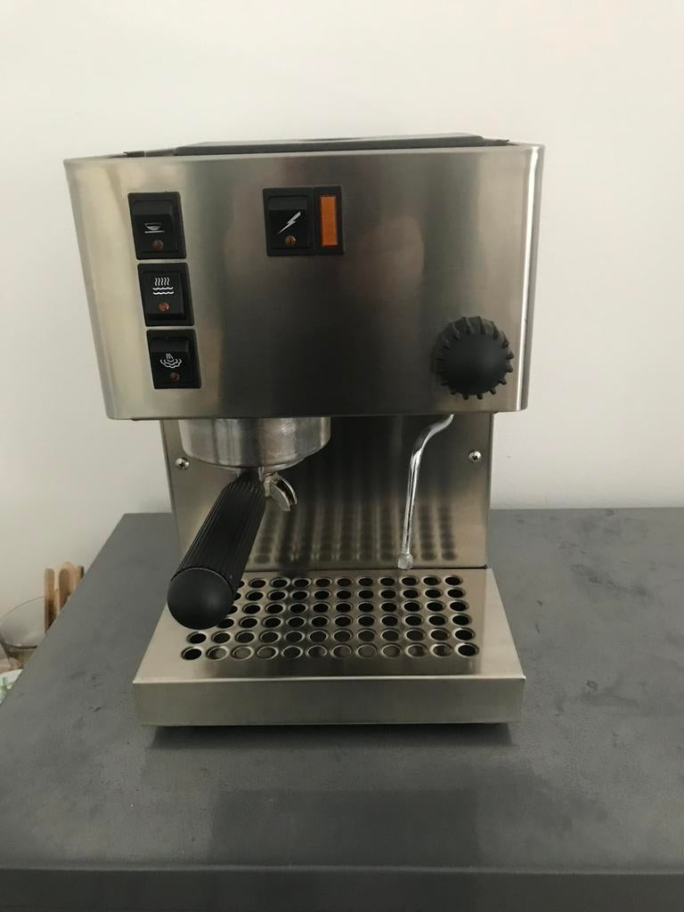 Rancilio silvia espressomachine, Gebruikt, Espresso apparaat, Gemalen koffie, 2 tot 4 kopjes