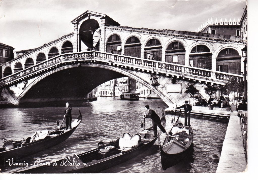 Venetië - Ponte di Rialto - 29-07, Ophalen of Verzenden, 1960 tot 1980, Gelopen, Italië