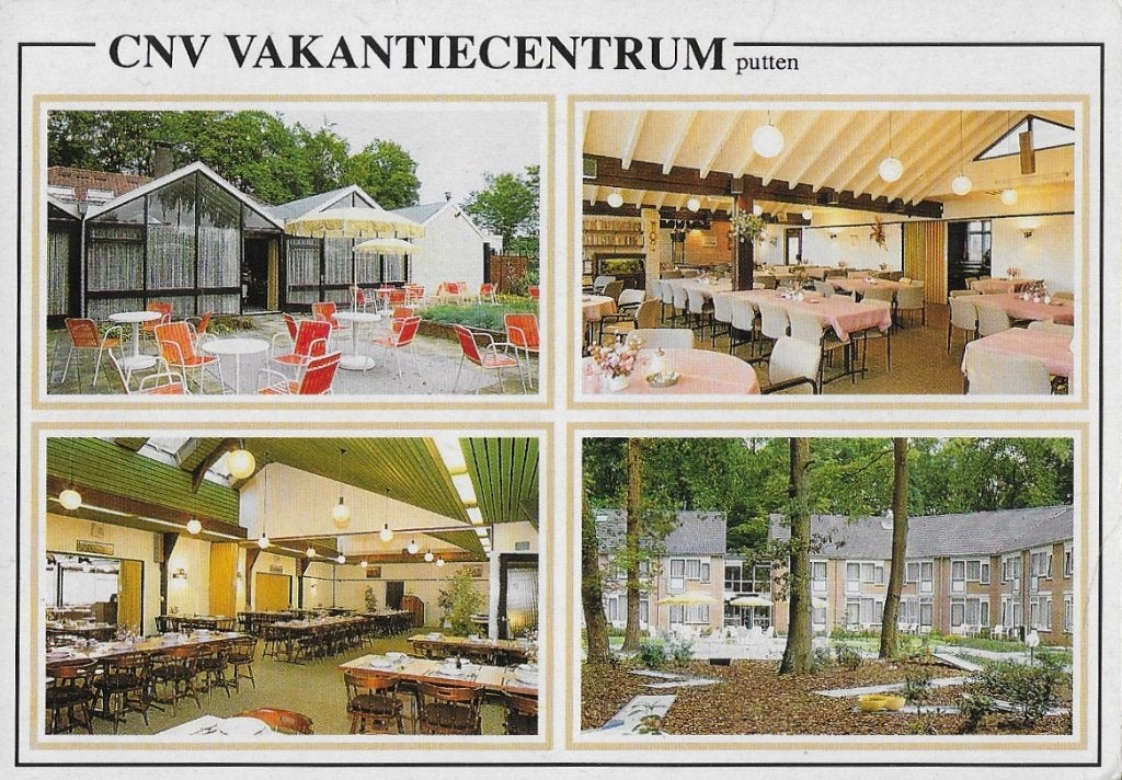 CNV Vakantie centrum Putten Gelopen Ansichtkaart (B6), Ophalen of Verzenden, 1980 tot heden, Gelopen, Gelderland