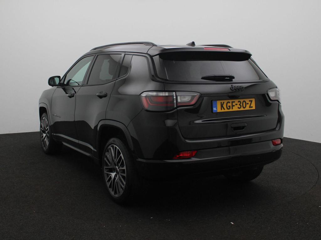 Jeep Compass 1.5T e-Hybrid Upland | Navigatie | Leder | Came, Auto's, Jeep, 12 maanden, Gebruikt, Euro 6, 4 cilinders