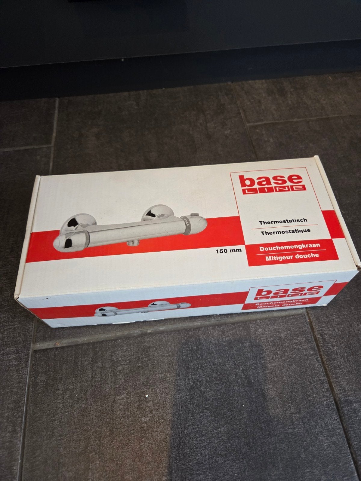 Baseline Thermostatische Douchemengkraan 150 mm, Ophalen