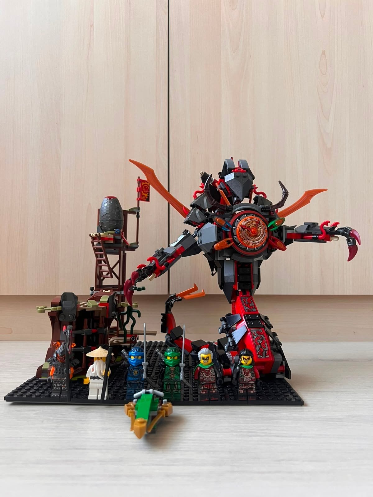 LEGO NINJAGO 70626 Iron Doom Compleet + 6 minifiguren, Lego, Ophalen of Verzenden, Zo goed als nieuw, Inclusief instructies