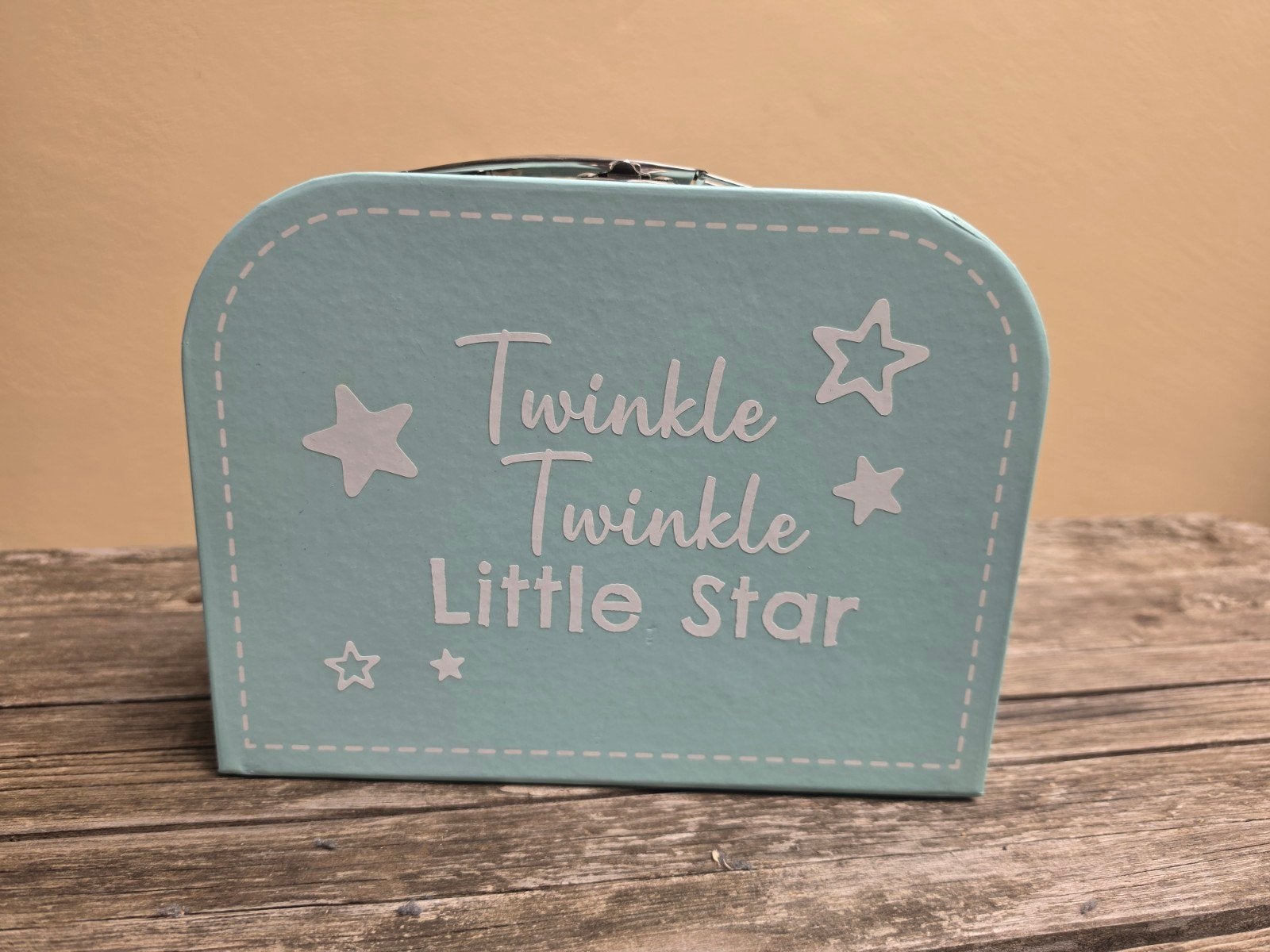 Nieuw koffertje 'Twinkle Twinkle Little Star' 25x19 cm, Ophalen of Verzenden, Nieuw