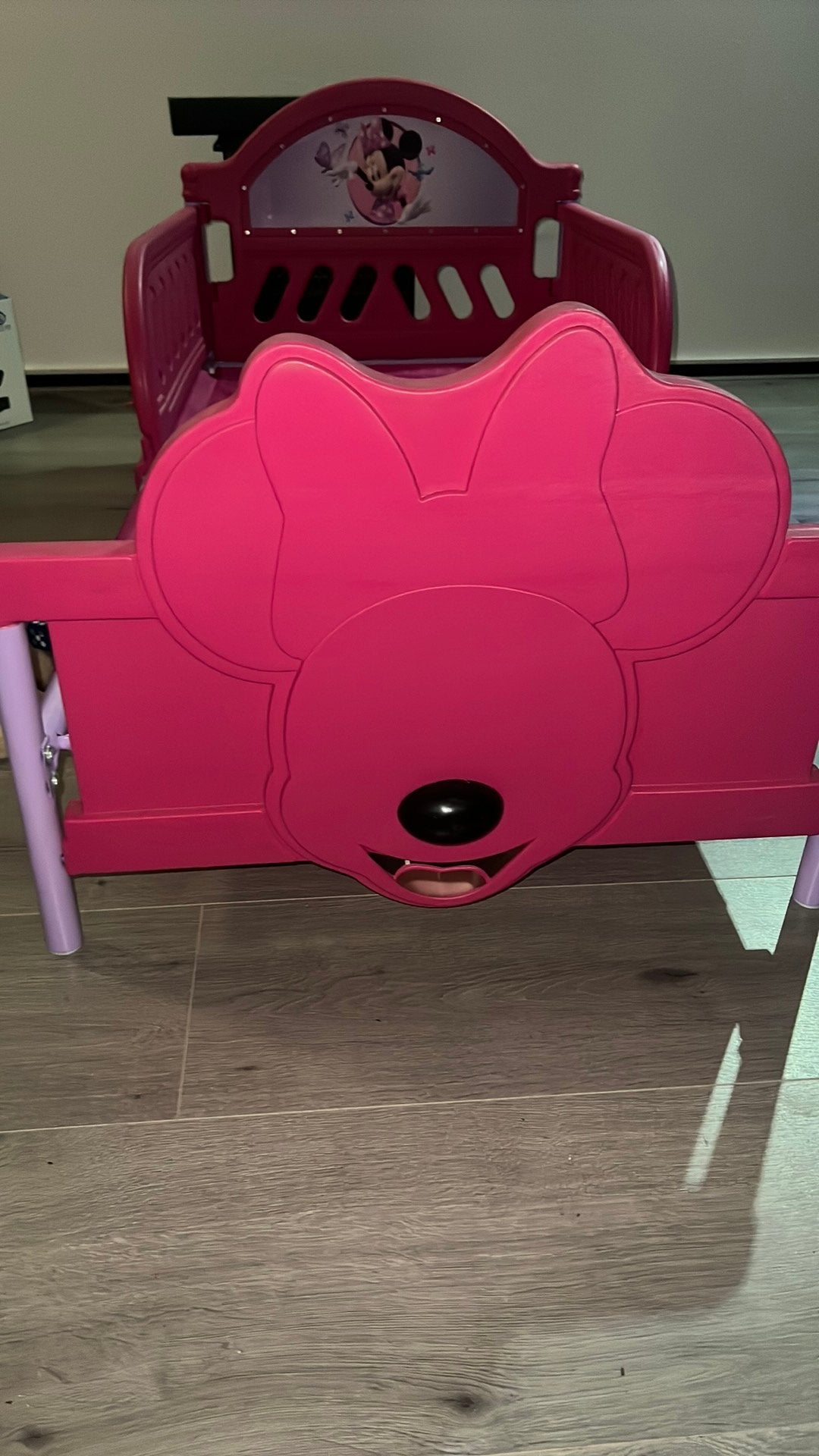 Disney minnie mouse kinderbed, Ophalen of Verzenden, Gebruikt, 140 tot 160 cm, 70 tot 85 cm