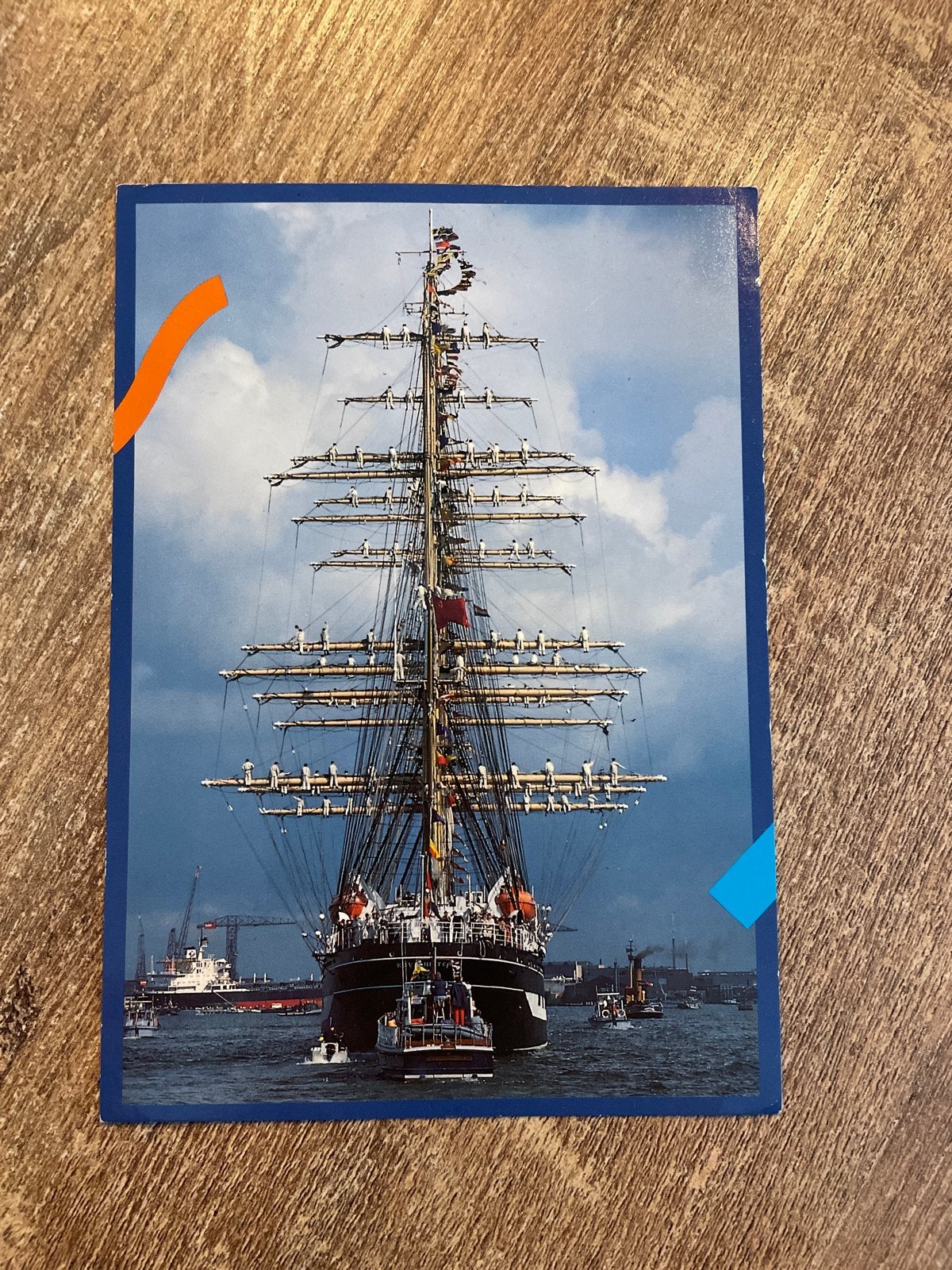 Kruzenshtern USSR Ansichtkaart Sail '90 Gelopen, Ophalen of Verzenden, 1980 tot heden, Gelopen