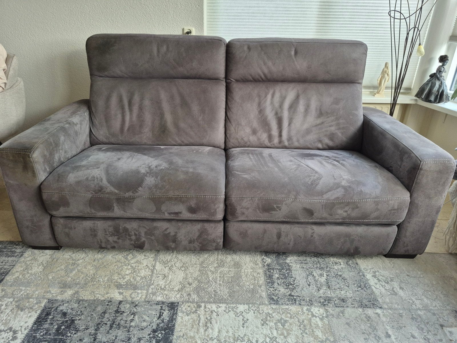 Comfortabele 2-zitsbank met relaxfunctie, Ophalen, Gebruikt, 150 tot 200 cm, Tweepersoons