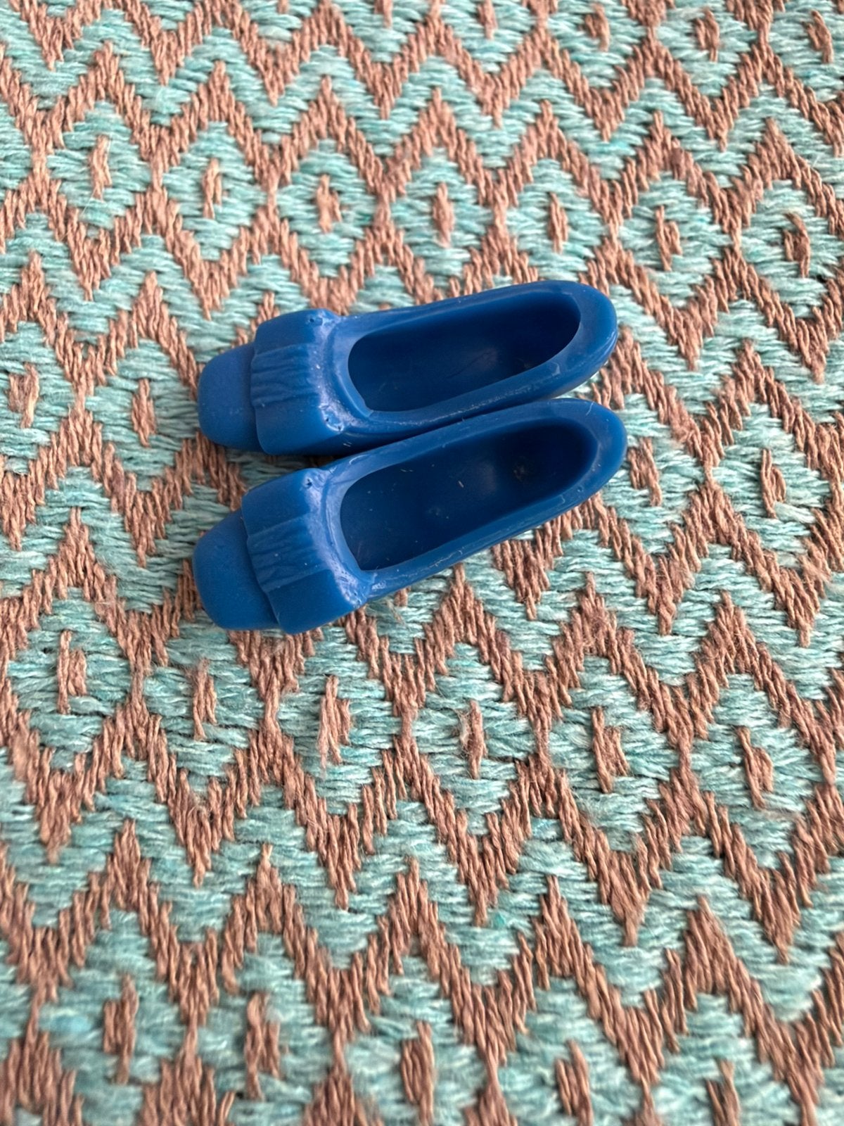 Barbie vintage soft bow low heel royal blue shoes schoentjes, Ophalen of Verzenden, Zo goed als nieuw, Accessoires
