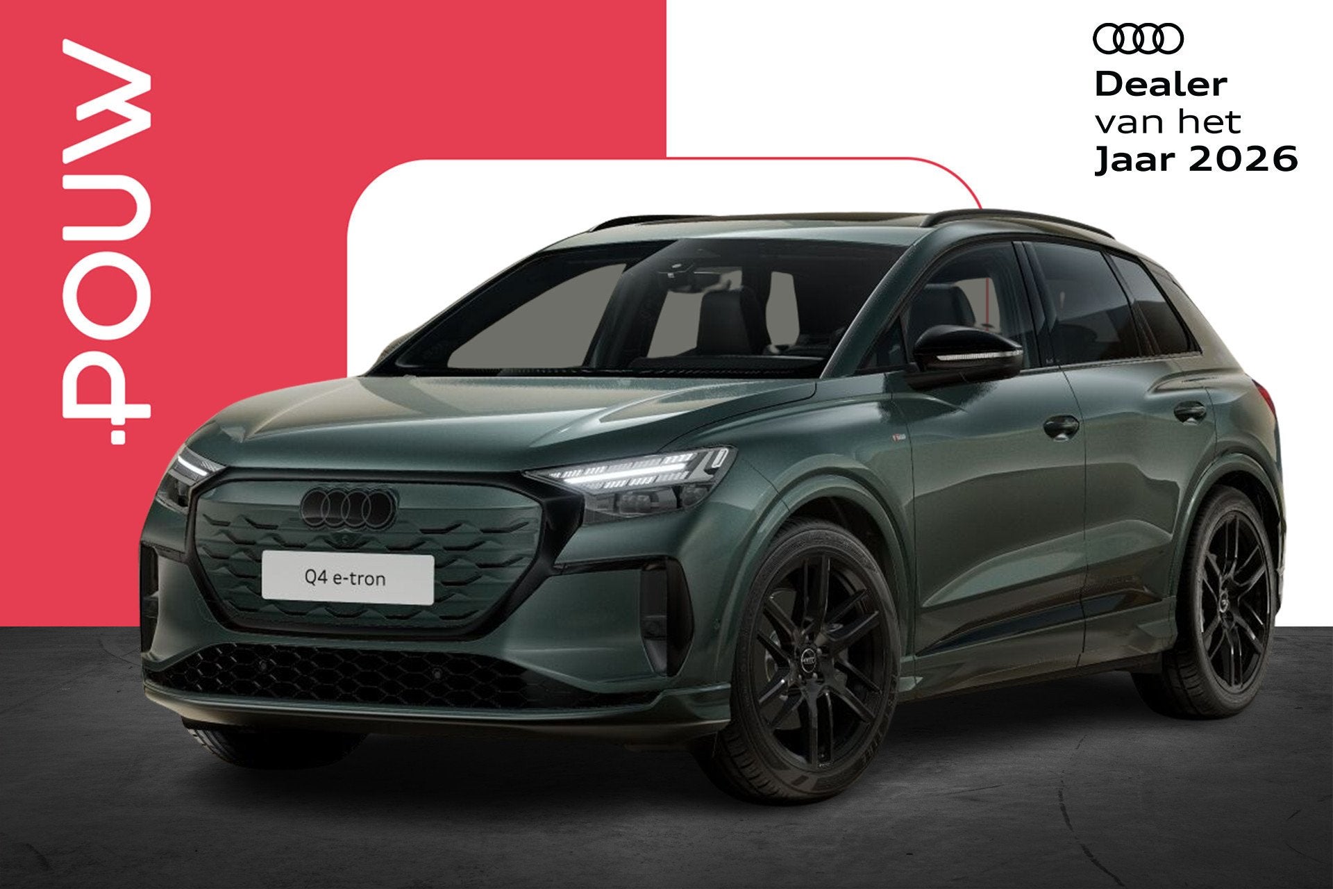 Audi Q4 e-tron S Edition 82 kWh | Passagiers Display | 21" V, Automaat, 12 maanden, Achterwielaandrijving, 510 min