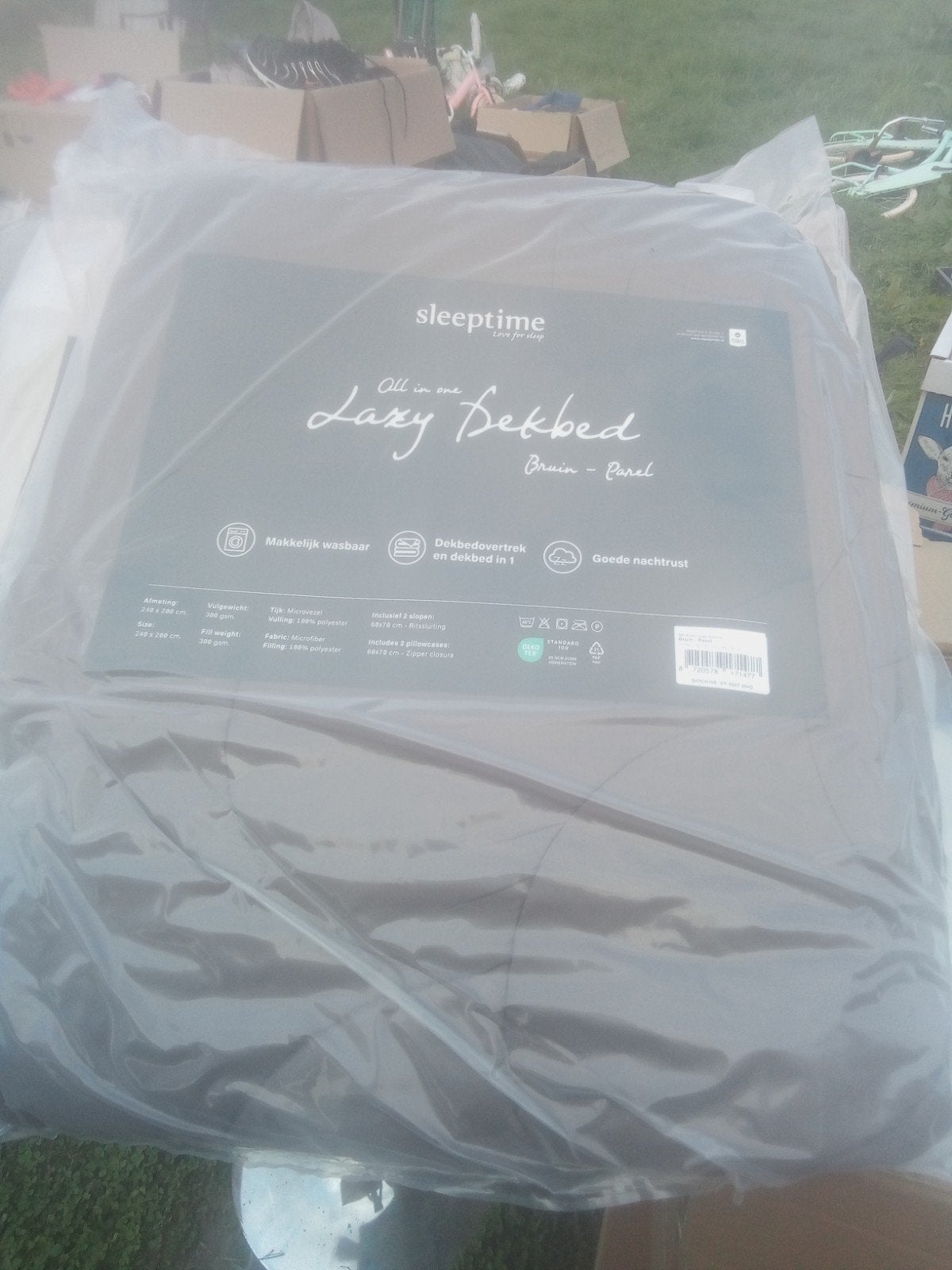 Nieuw SleepTime Lazy Dekbed 240x200/220 cm Tweepersoons, Ophalen, Meerkleurig, Deken of Dekbed, Sleepnight
