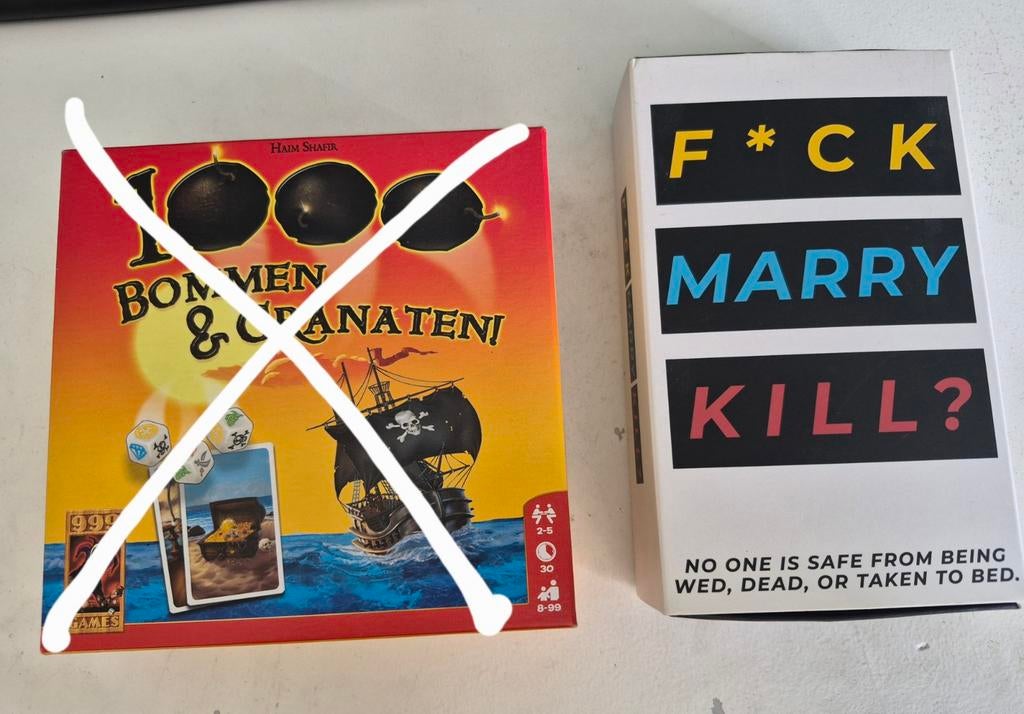 F*ck Marry Kill, Vijf spelers of meer, Ophalen of Verzenden, Zo goed als nieuw, 999 Games