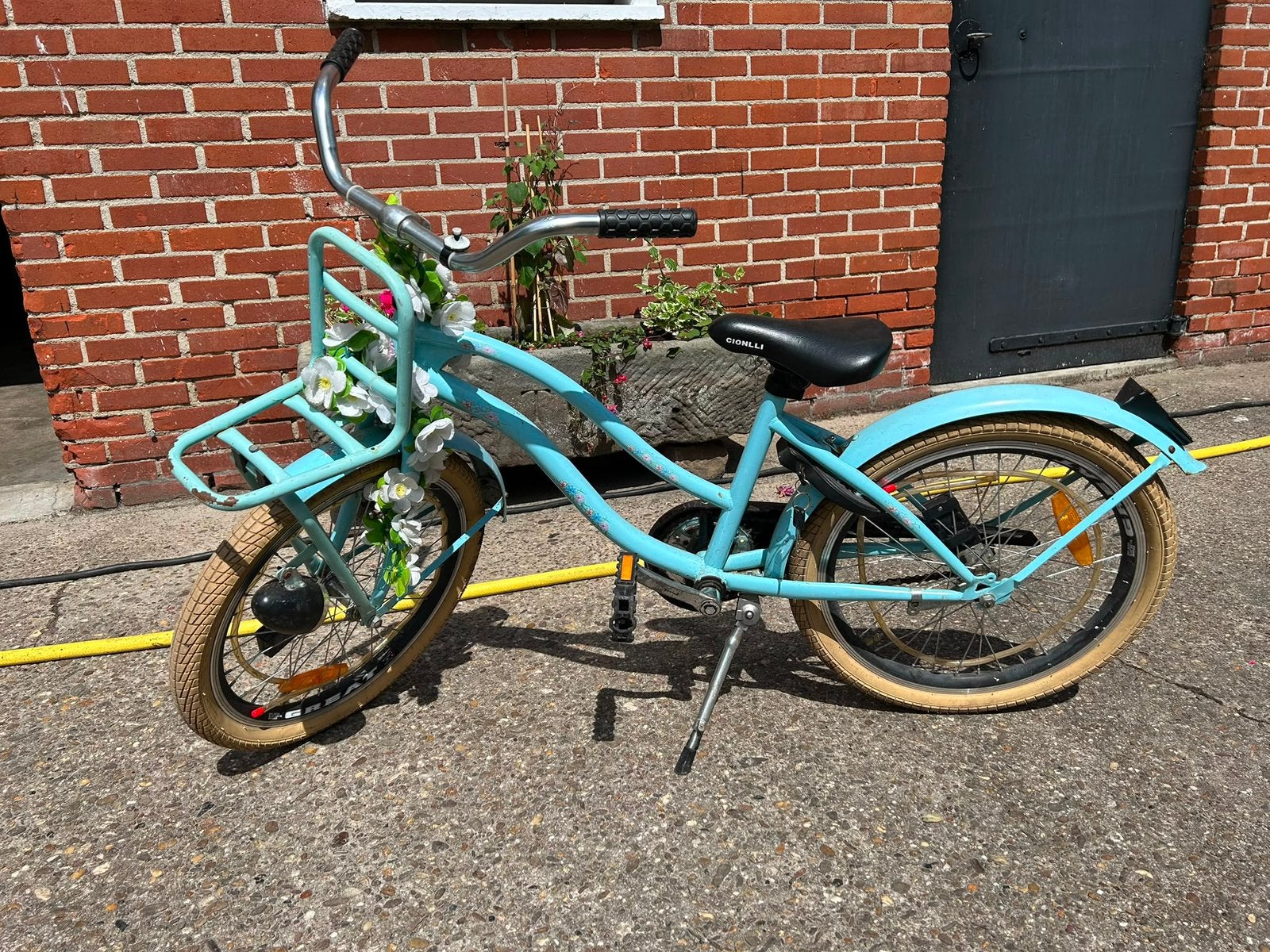 Leuke blauwe meisjesfiets. In, Ophalen, Zo goed als nieuw, 24 inch