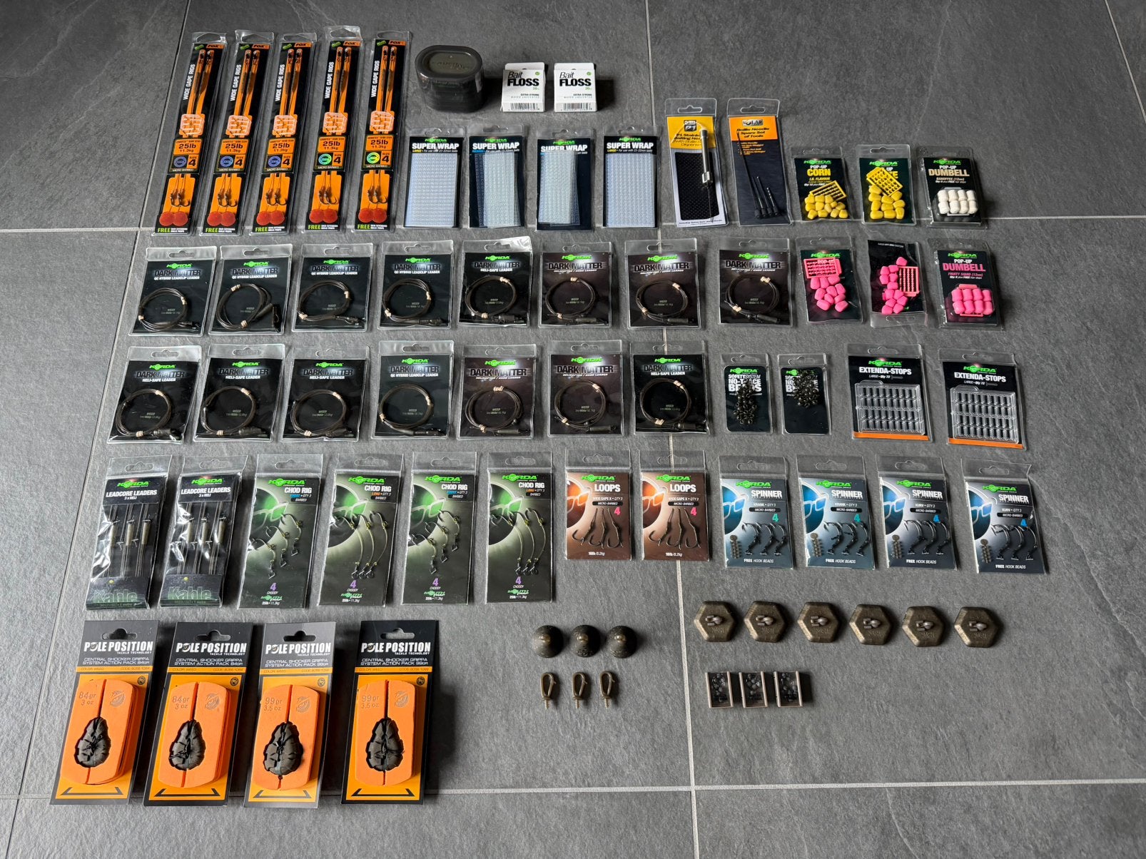 Korda / Solar / Pole Position / Fox Tackle Materiaal NIEUW!, Ophalen of Verzenden, Nieuw, Complete set